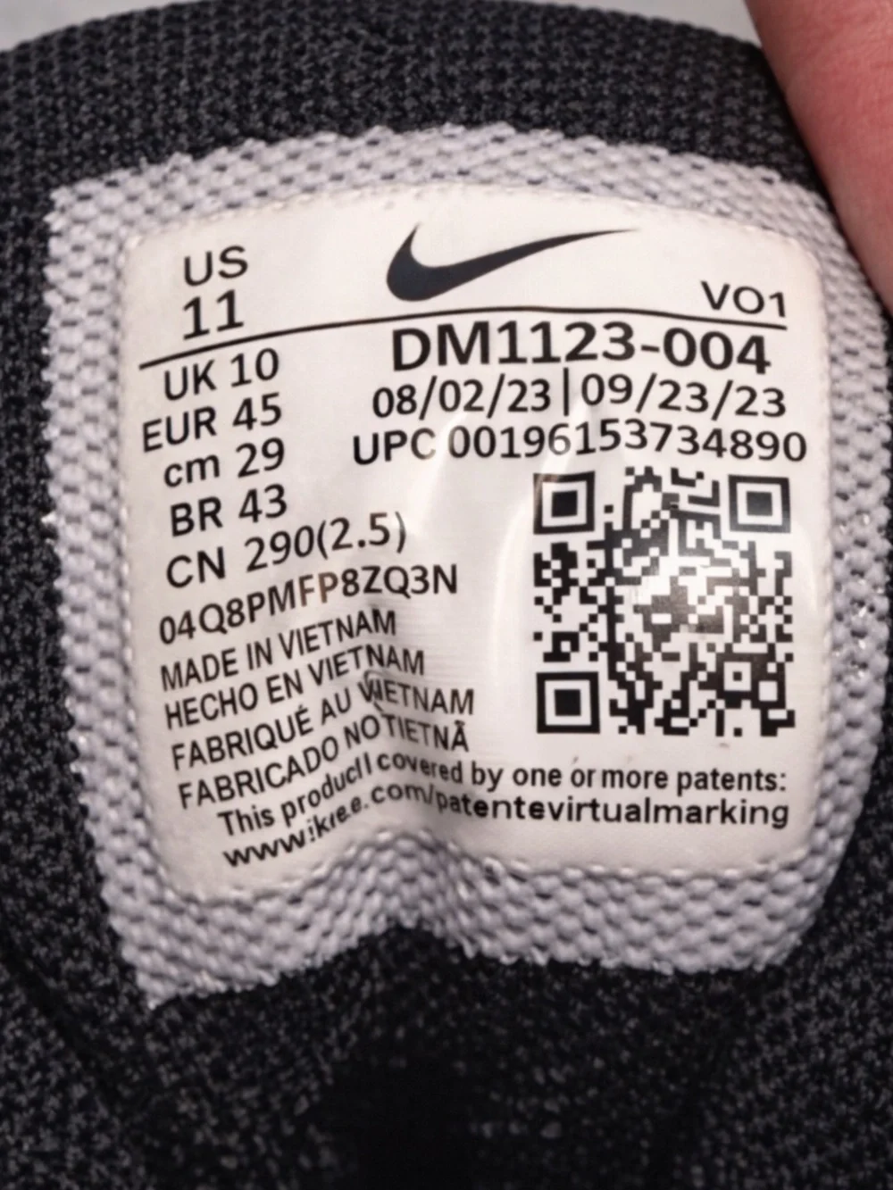 Nike LeBron Witness 7 Triple Black Men’s Size 11 Basketball Shoes - Picture 5 of 6